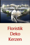 Gärtnerei, Floristik, Deko, Blumendeko, Kerzen